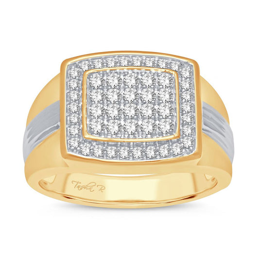 0.75 ct Men's Diamond Ring in 14K Gold