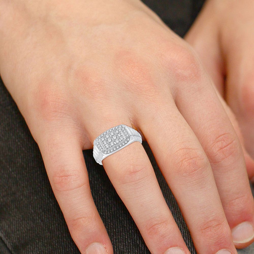 0.60 ct Men's Diamond Ring in 14K Gold