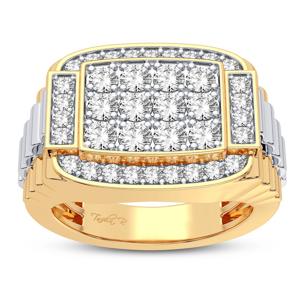 1.00 ct Men's Diamond Ring in 14K Gold