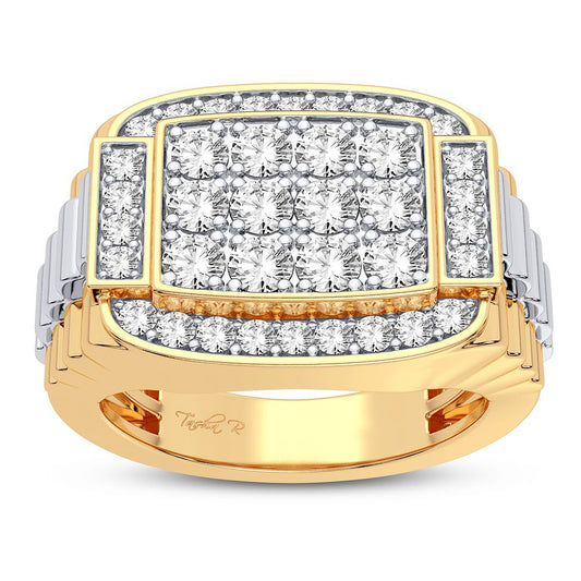 1.00 ct Men's Diamond Ring in 14K Gold
