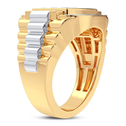 1.00 ct Men's Diamond Ring in 14K Gold