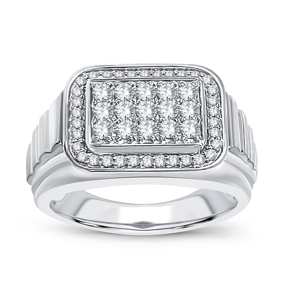 0.75 ct Men's Diamond Ring in 14K Gold