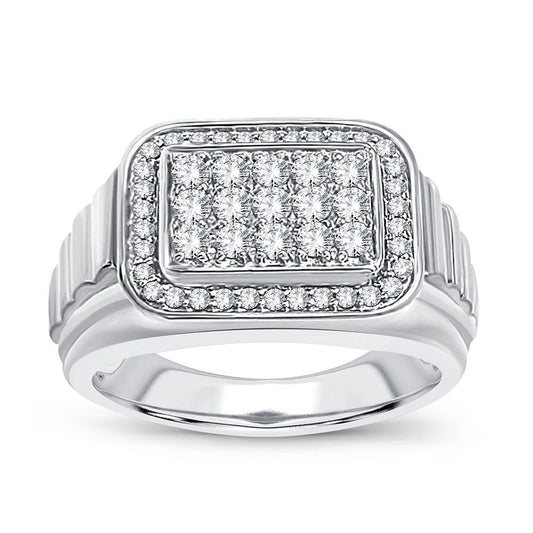 0.75 ct Men's Diamond Ring in 14K Gold
