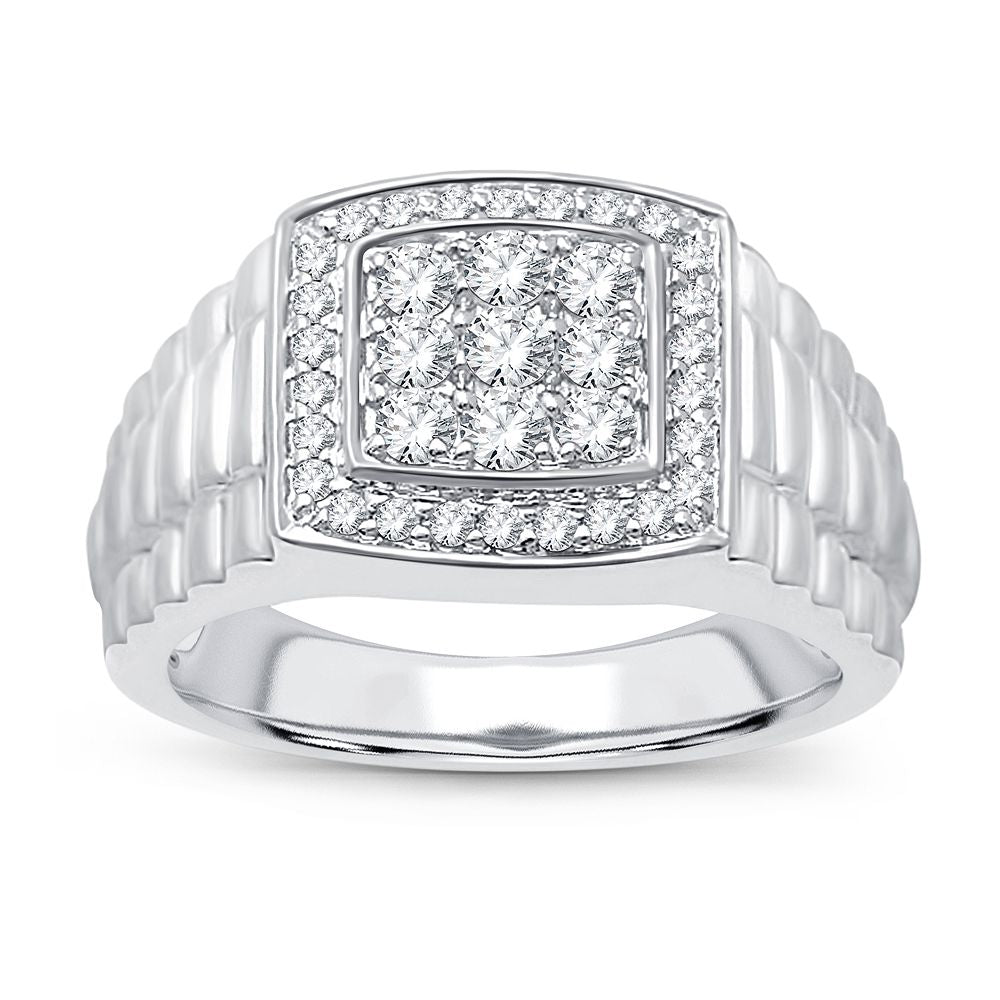 0.75 ct Men's Diamond Ring in 14K Gold
