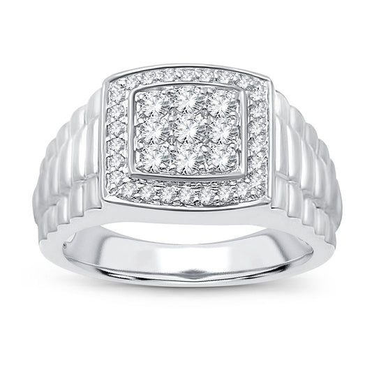 0.75 ct Men's Diamond Ring in 14K Gold