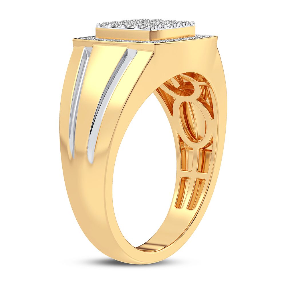 0.50 ct Men's Diamond Ring in 14K Gold