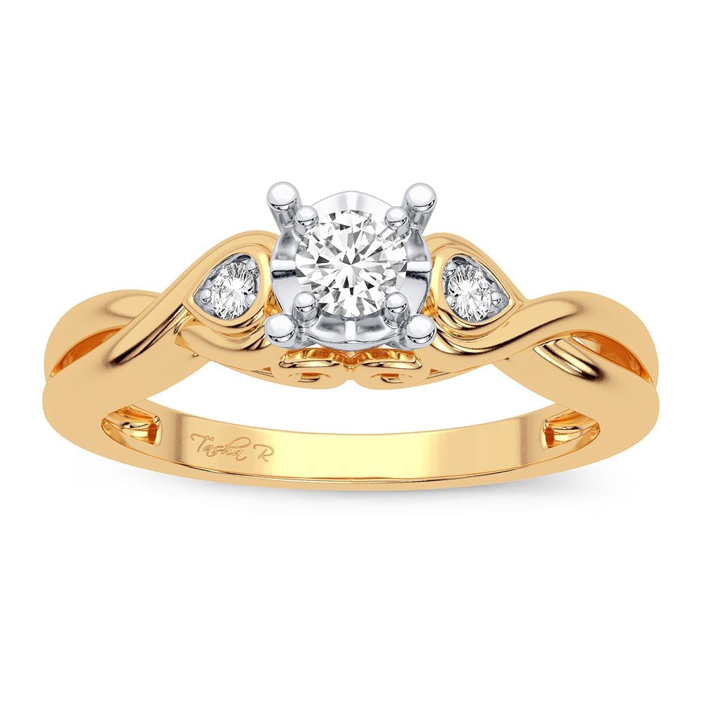 0.19 ct Diamond Ring in 14K Gold