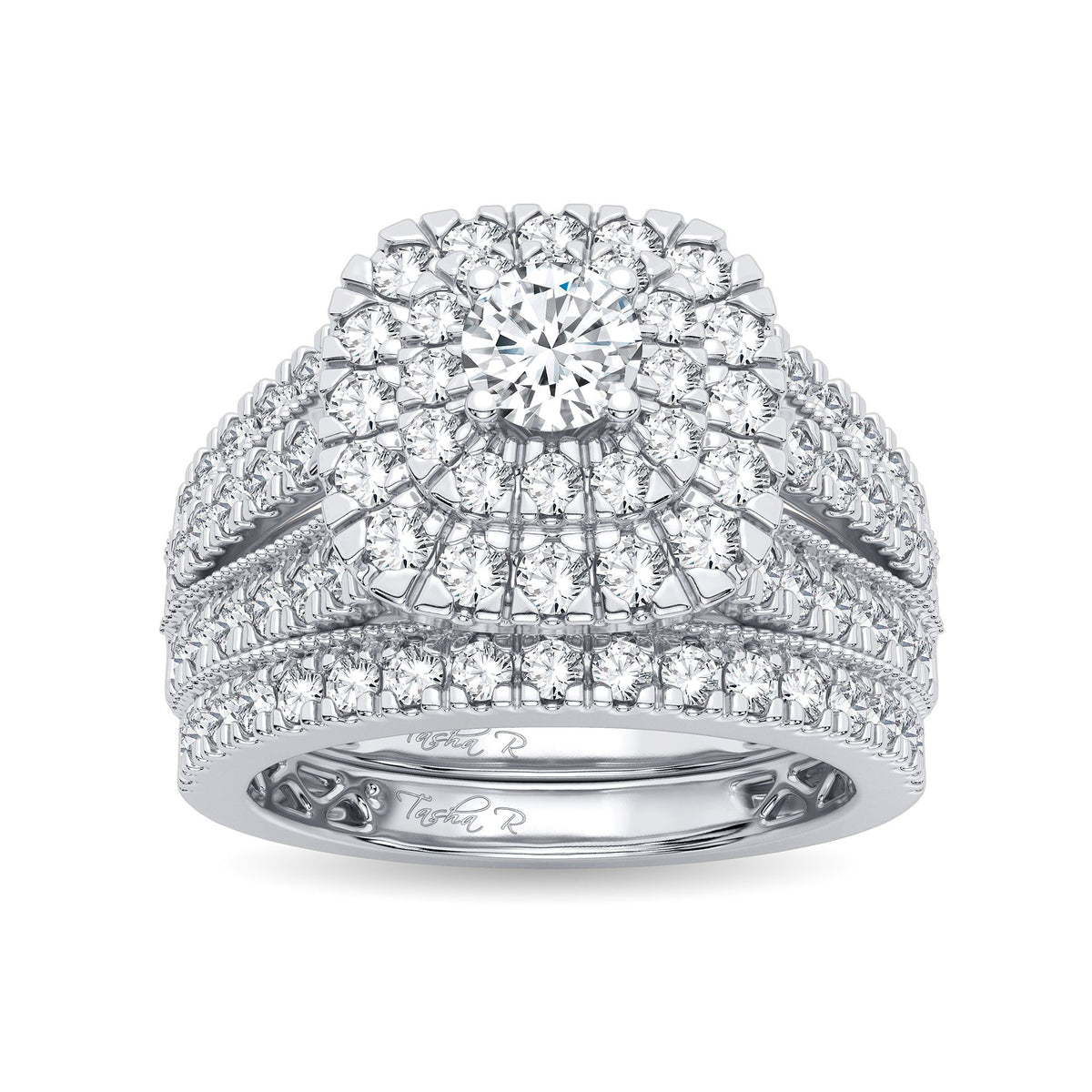 2.00 ct Diamond Bridal Ring in 14K Gold