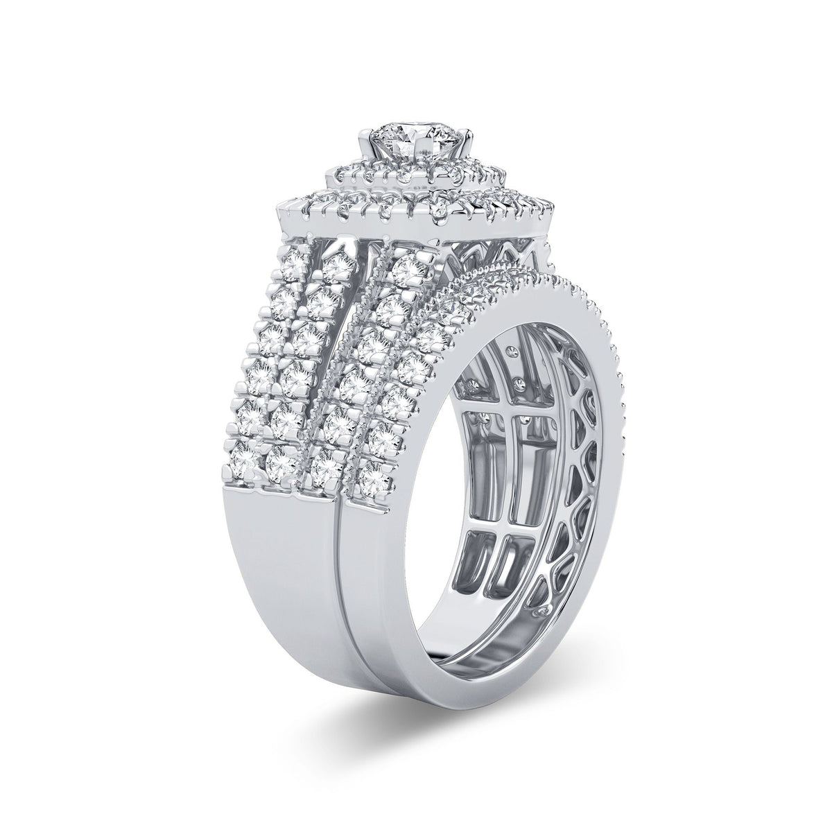 2.00 ct Diamond Bridal Ring in 14K Gold