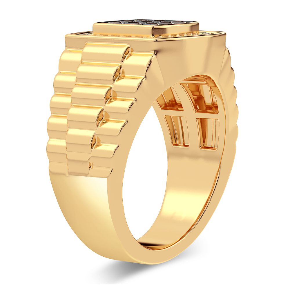 0.75 ct Men's Diamond Ring in 14K Gold