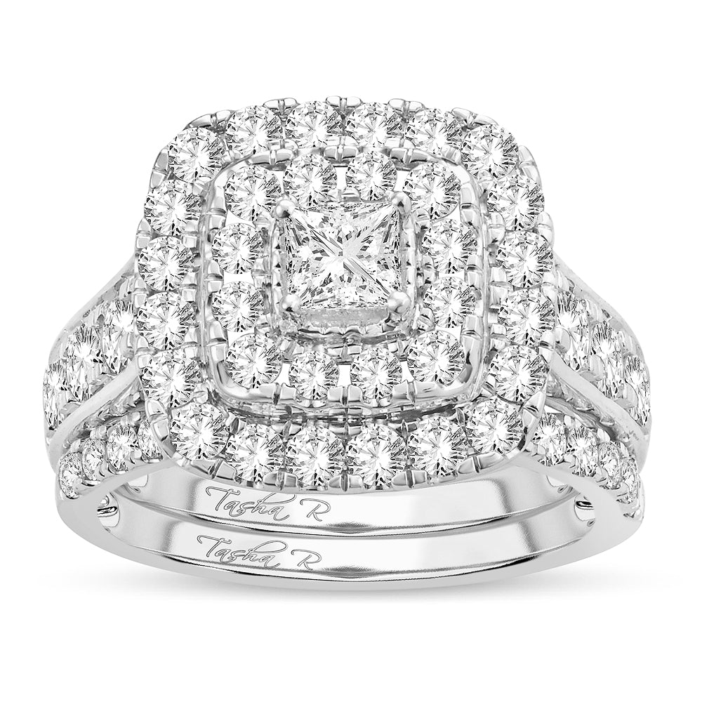 2.00 ct Diamond Bridal Ring in 14K Gold