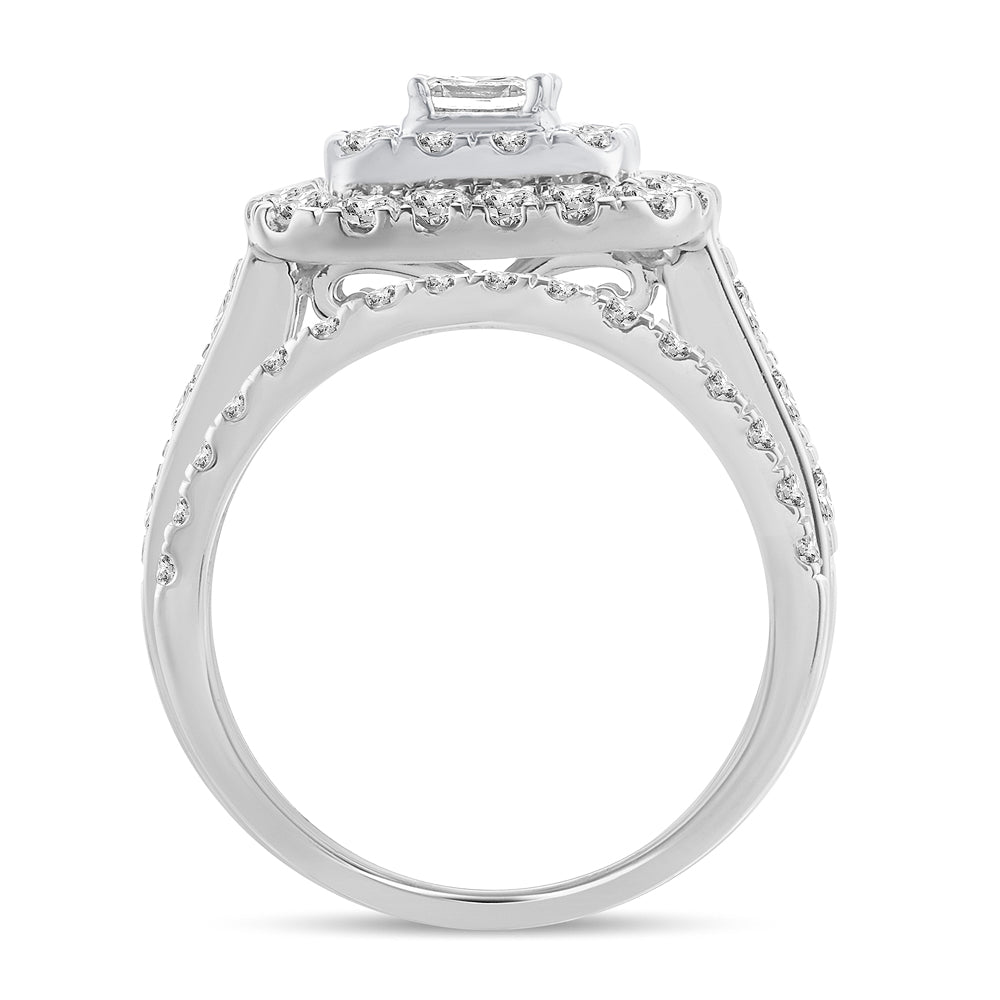 2.00 ct Diamond Bridal Ring in 14K Gold