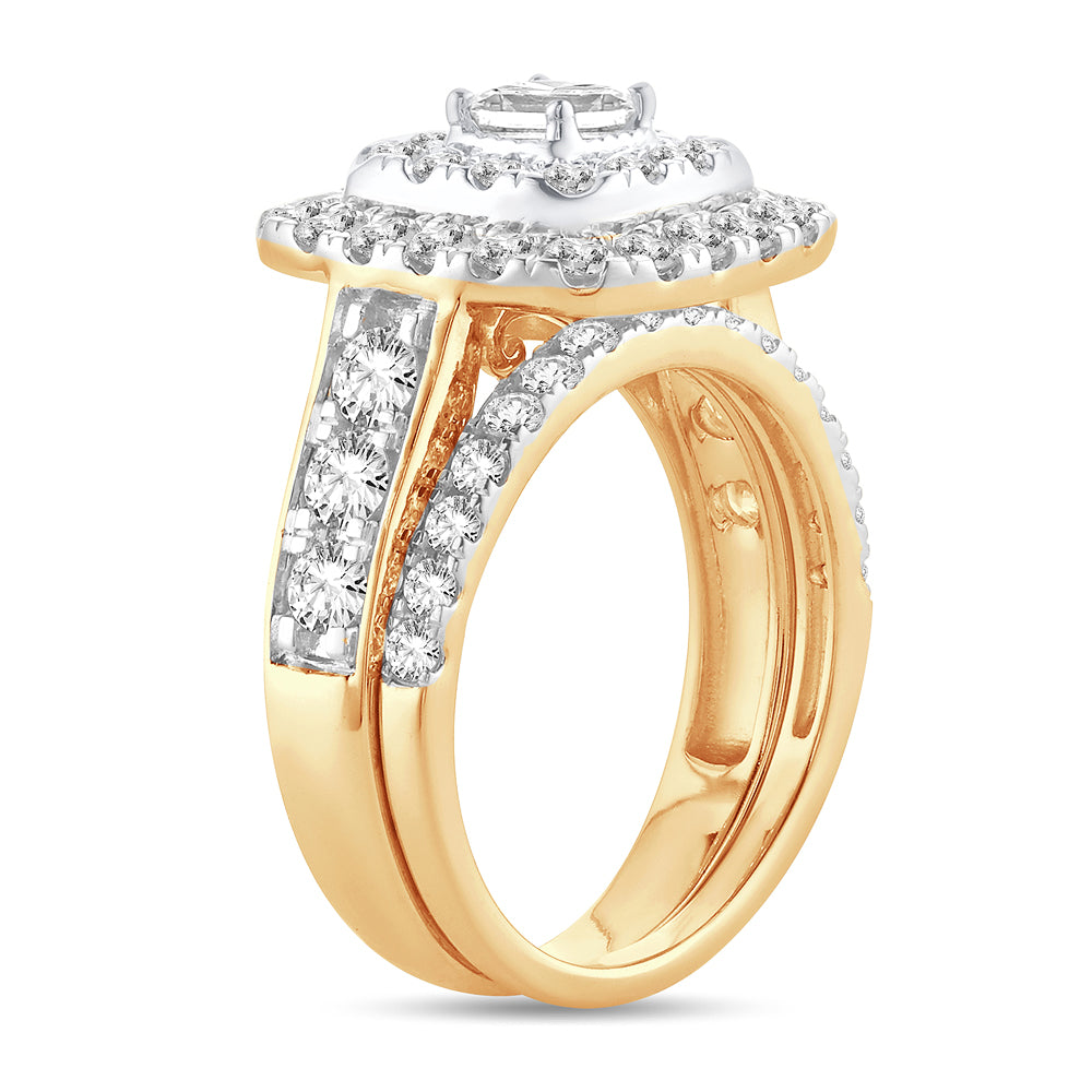 2.00 ct Diamond Bridal Ring in 14K Gold