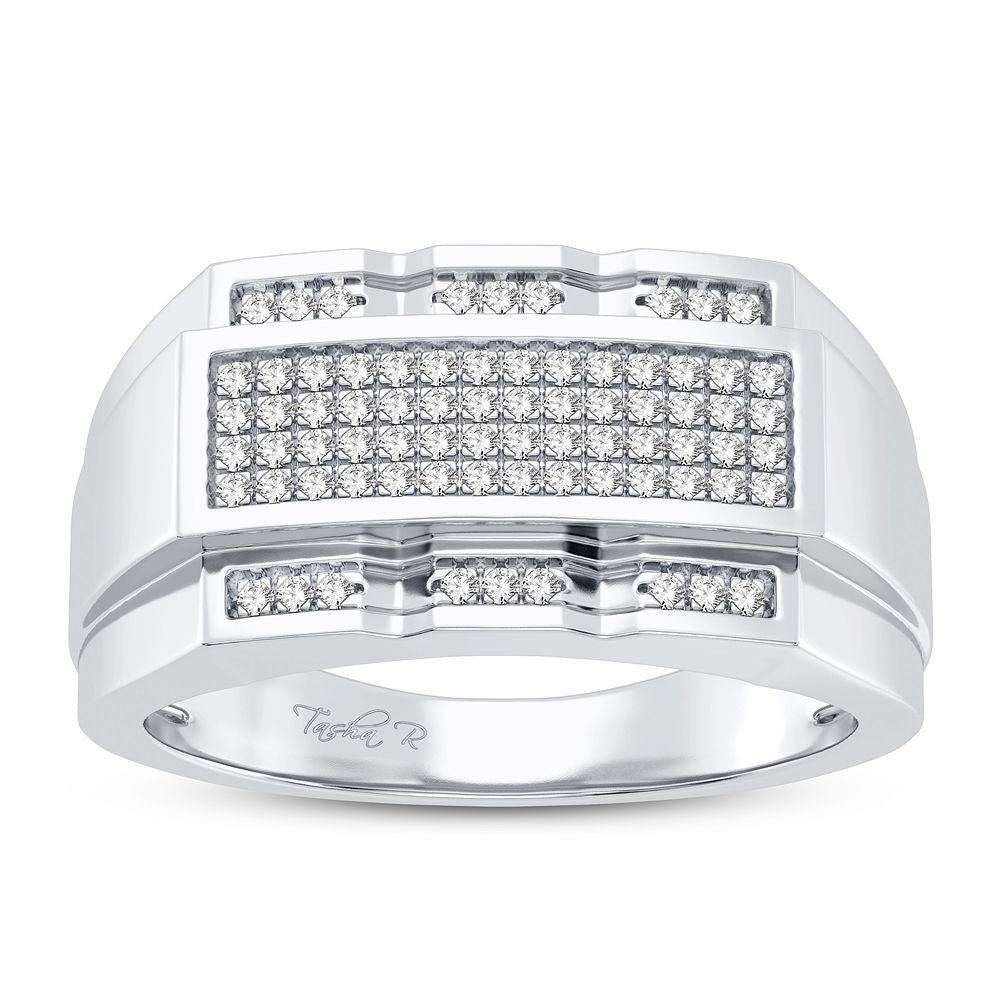 0.19 ct Men's Diamond Ring in 14K Gold