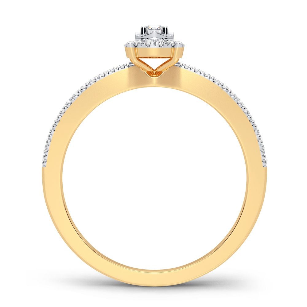0.16 ct Diamond Ring in 10K Gold