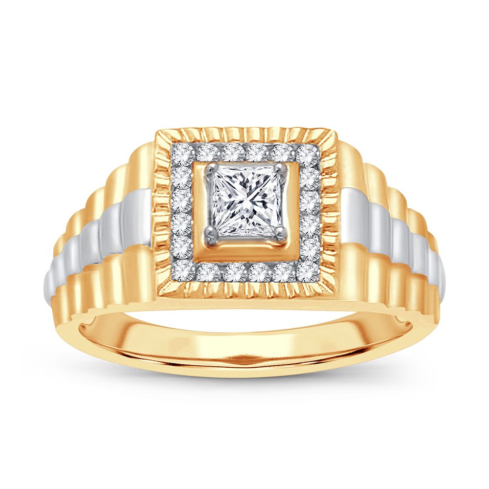 0.36 ct Men's Diamond Ring in 14K Gold