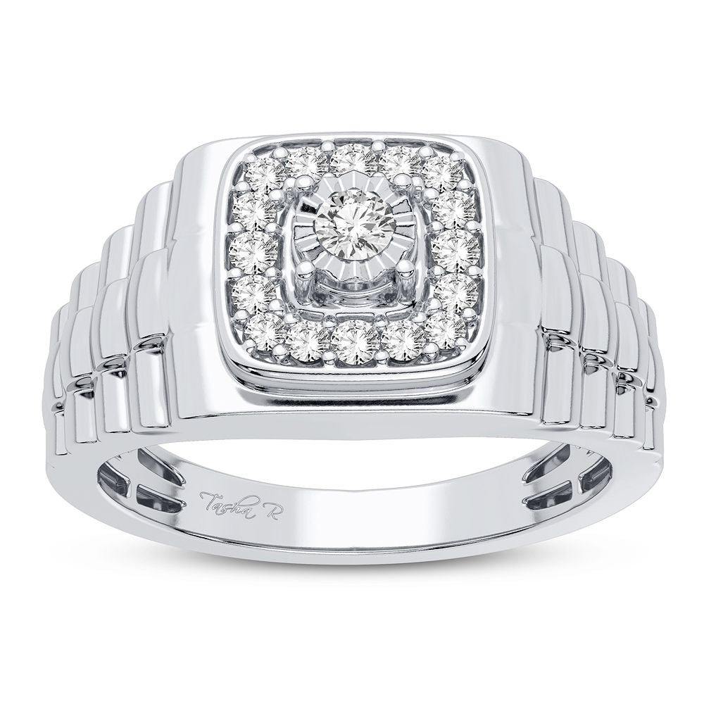 0.33 ct Men's Diamond Ring in 14K Gold