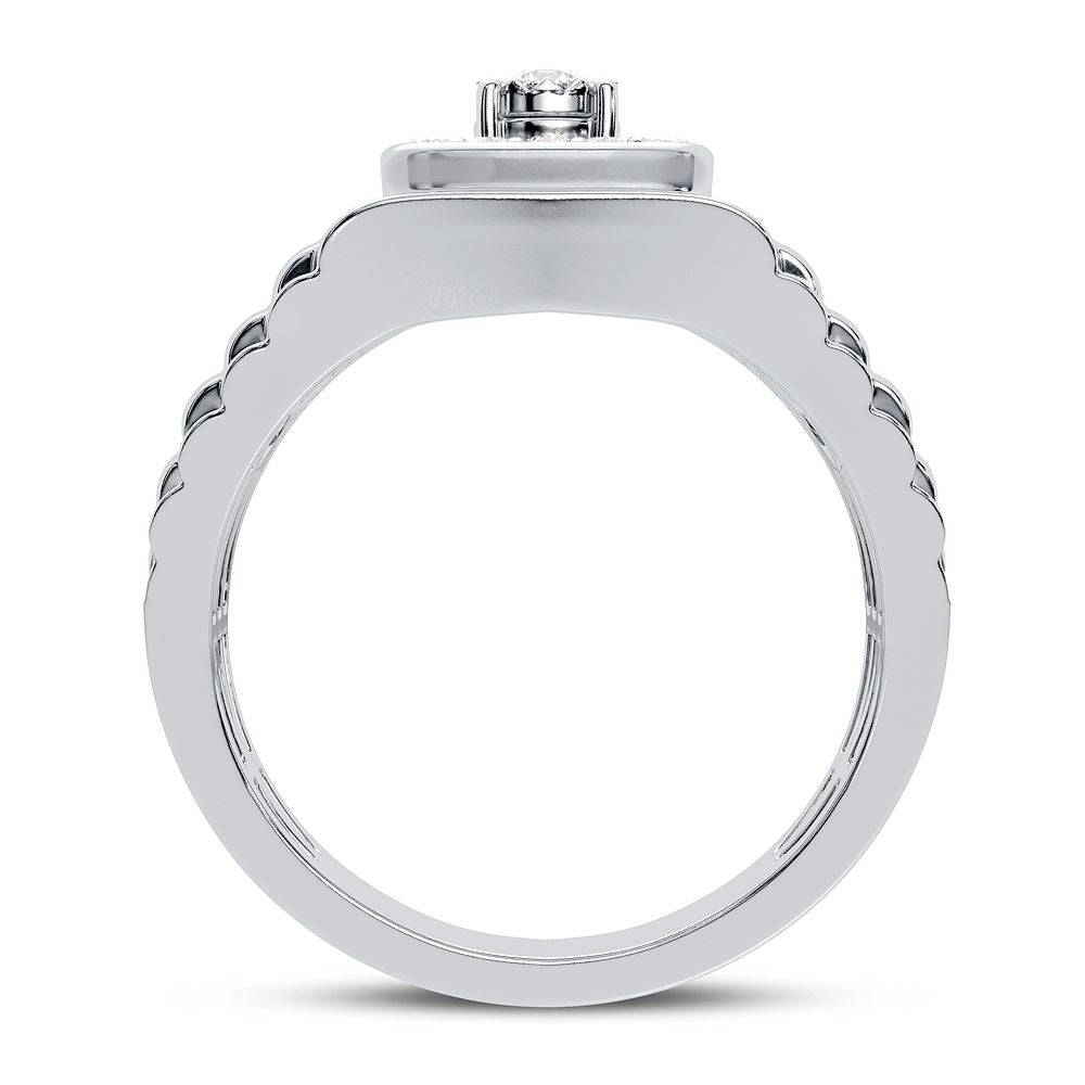 0.33 ct Men's Diamond Ring in 14K Gold