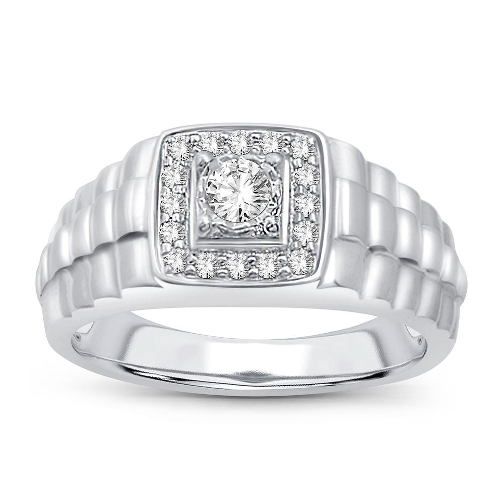 0.36 ct Men's Diamond Ring in 14K Gold