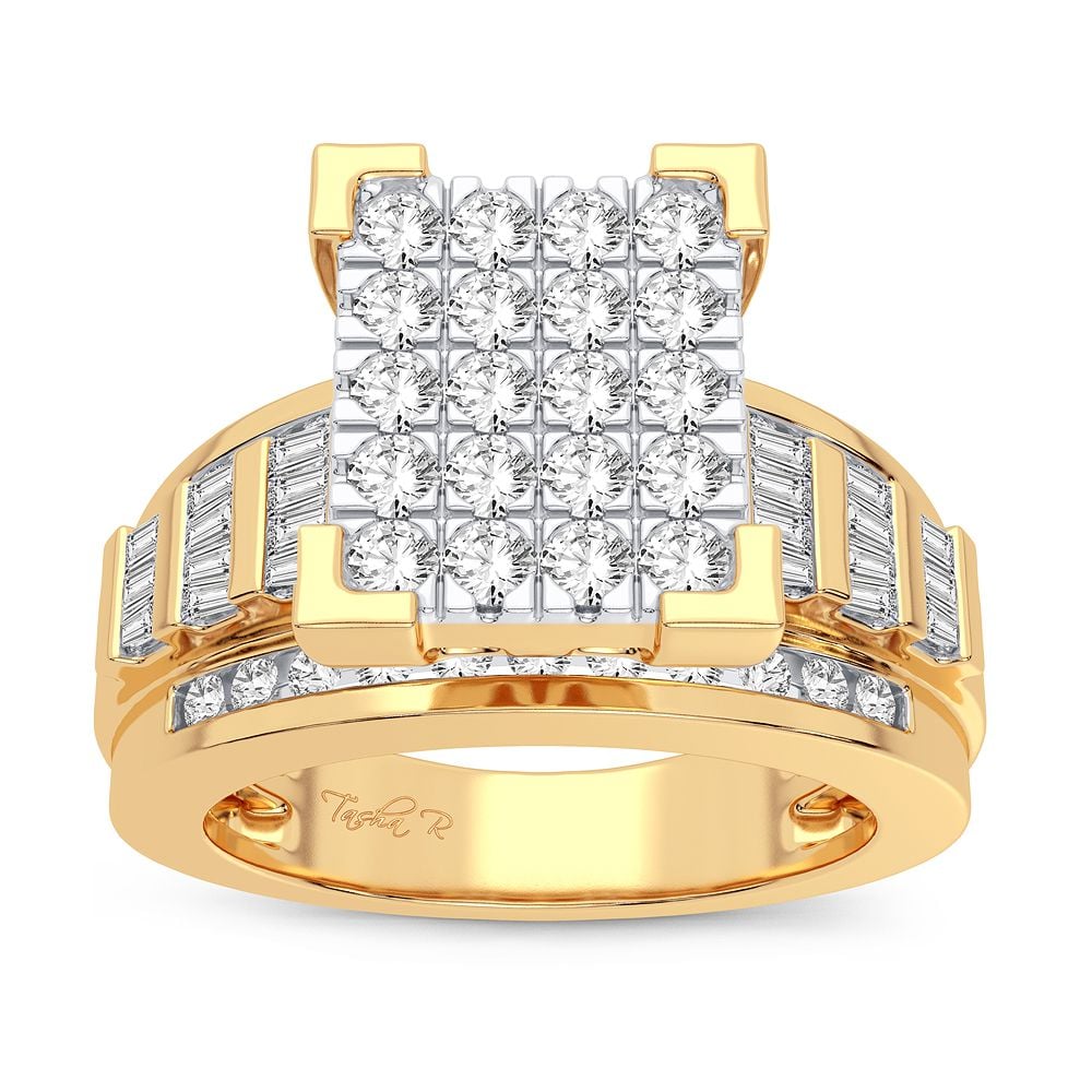 1.00 ct Men's Diamond Ring in 10K Gold