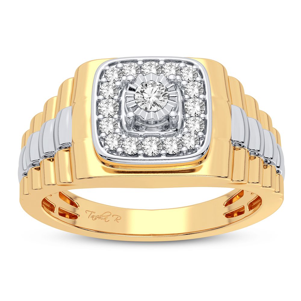 0.33 ct Men's Diamond Ring in 14K Gold