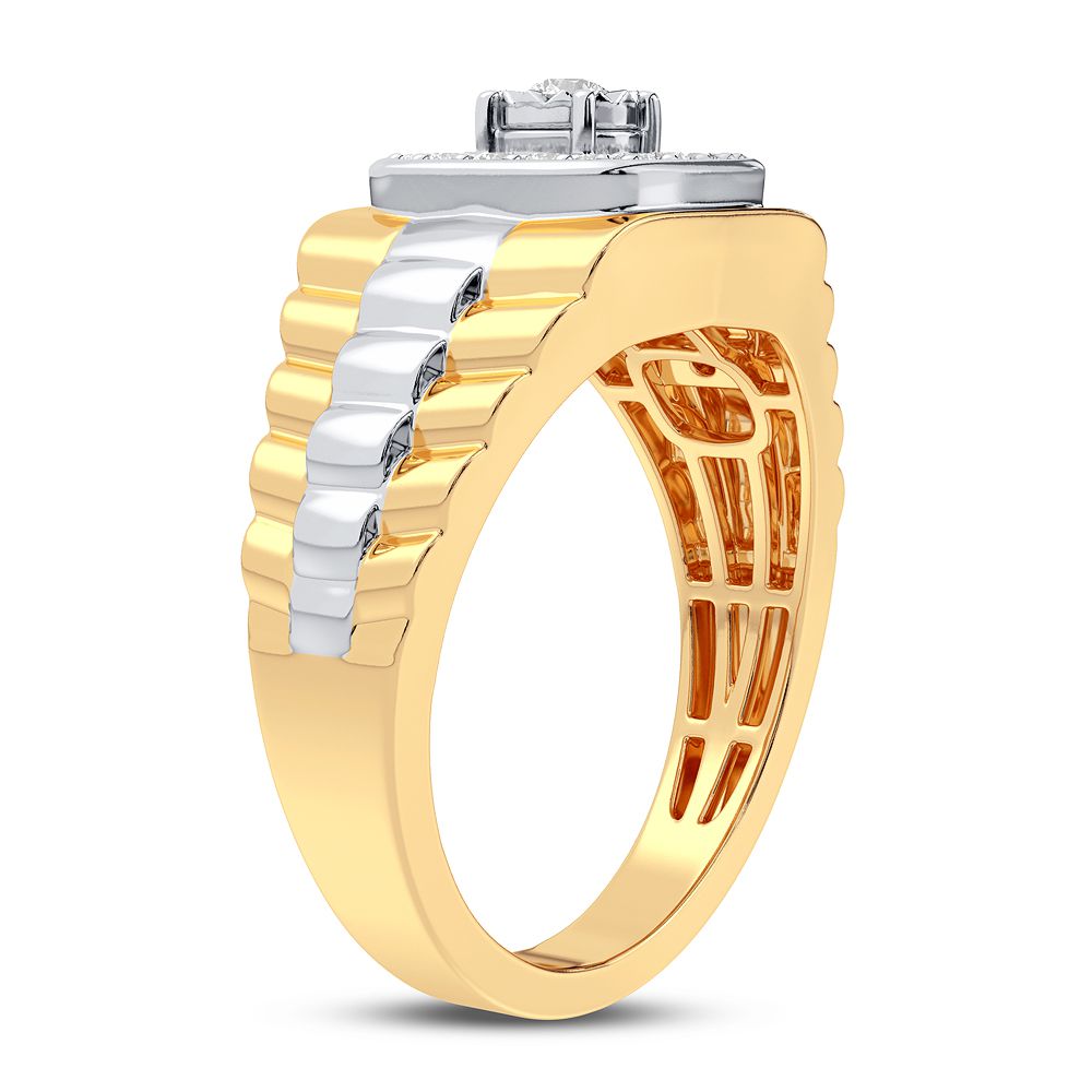 0.33 ct Men's Diamond Ring in 14K Gold