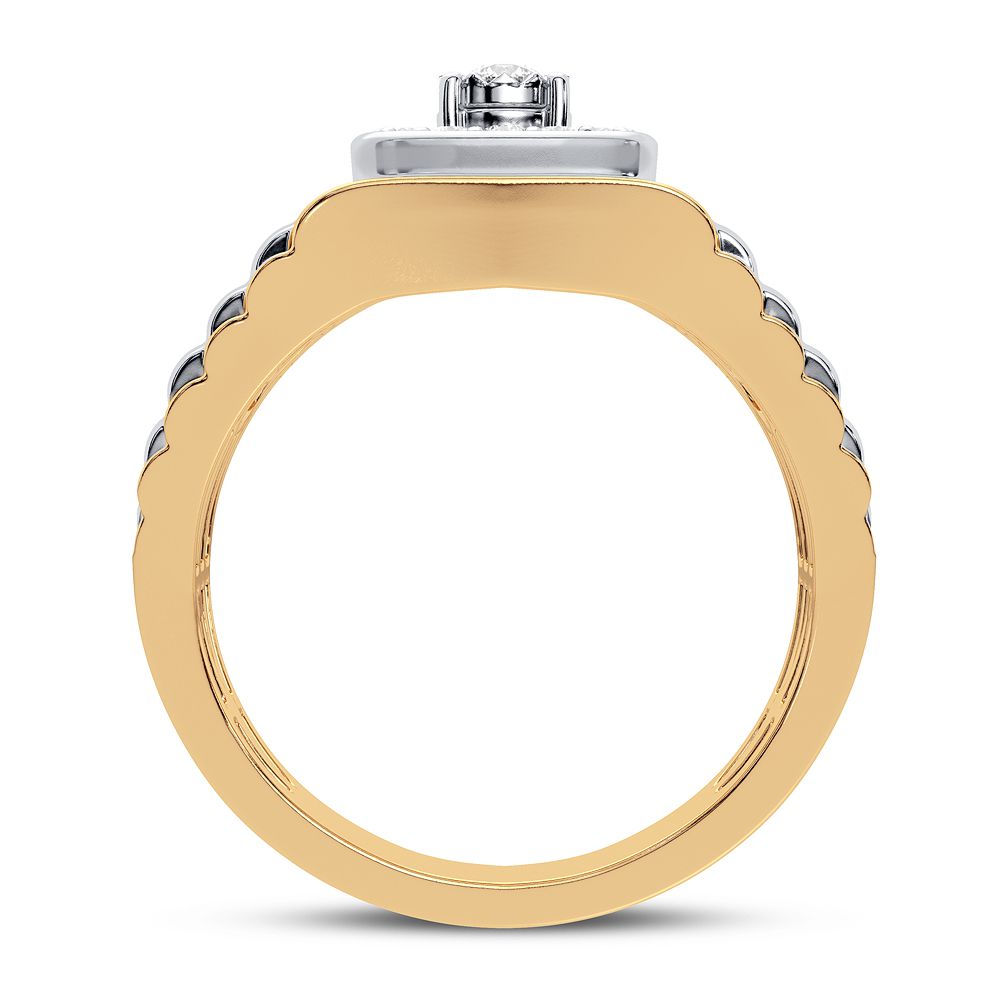 0.33 ct Men's Diamond Ring in 14K Gold