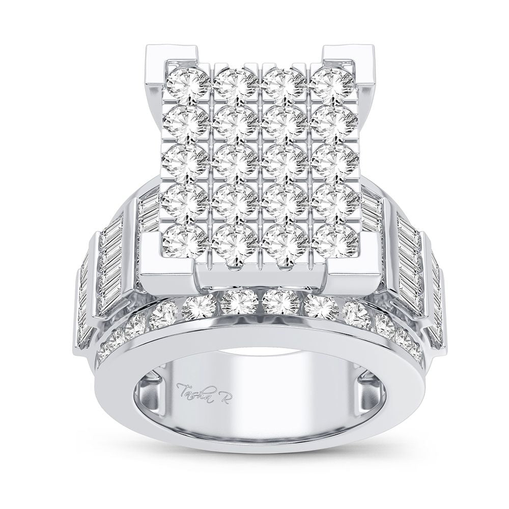 3.90 ct Men's Diamond Ring in 10K Gold