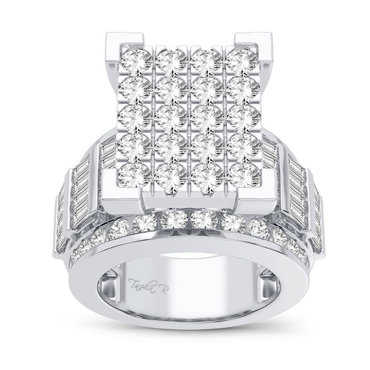 3.90 ct Men's Diamond Ring in 10K Gold