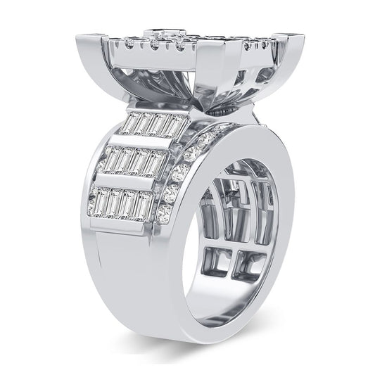 3.90 ct Men's Diamond Ring in 10K Gold
