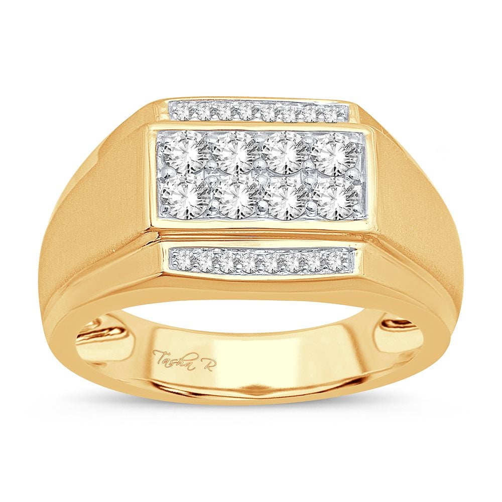 0.75 ct Men's Diamond Ring in 14K Gold