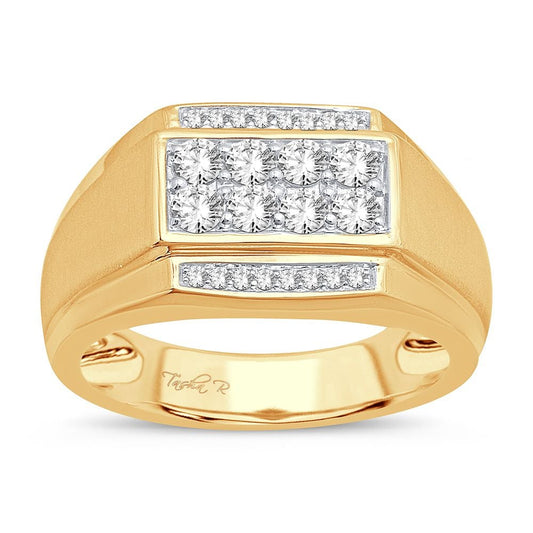 0.75 ct Men's Diamond Ring in 14K Gold