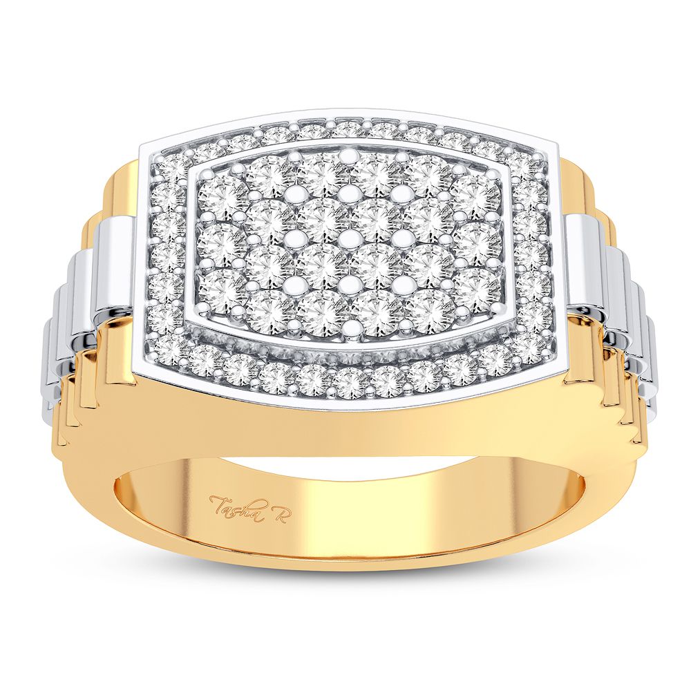 1.00 ct Men's Diamond Ring in 14K Gold