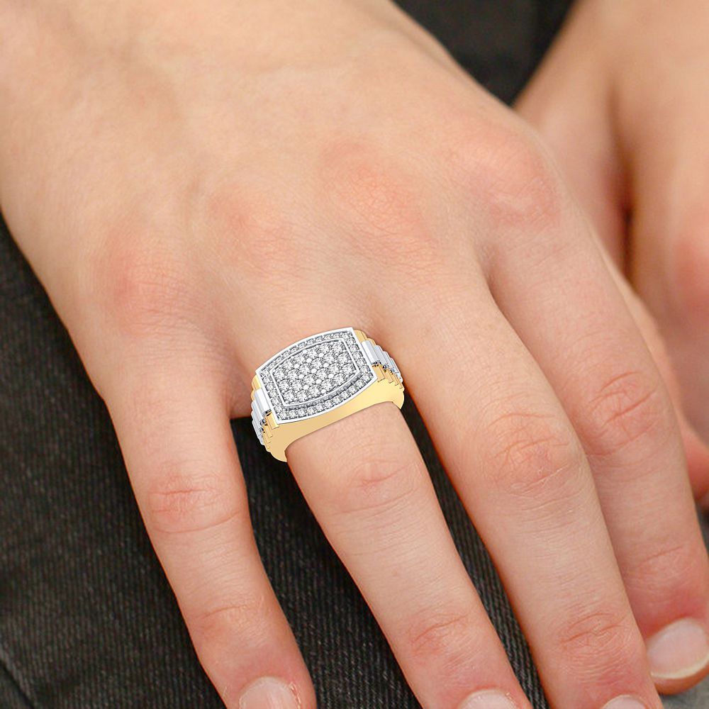 1.00 ct Men's Diamond Ring in 14K Gold