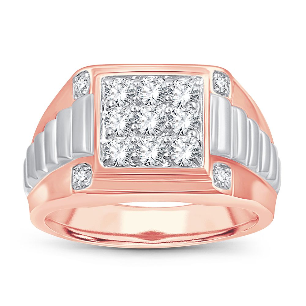 1.00 ct Men's Diamond Ring in 14K Gold