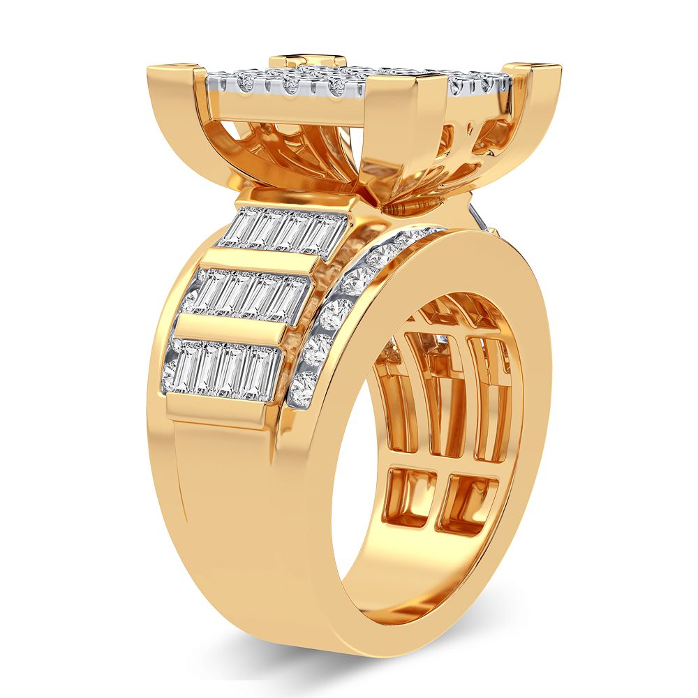 3.00 ct Men's Diamond Ring in 10K Gold