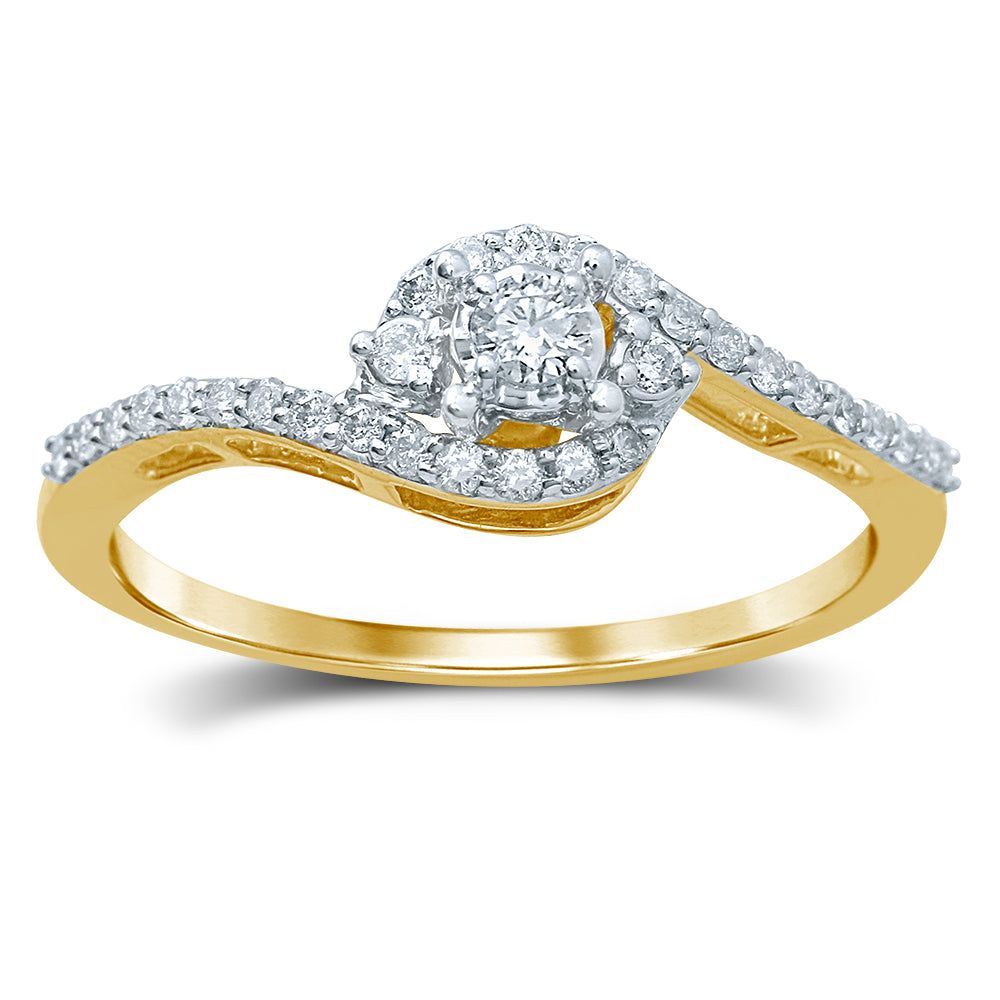 0.25 ct Diamond Earrings in 10K Gold