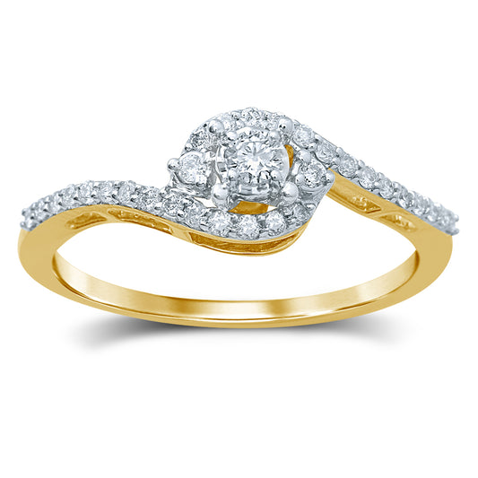 0.25 ct Diamond Earrings in 10K Gold