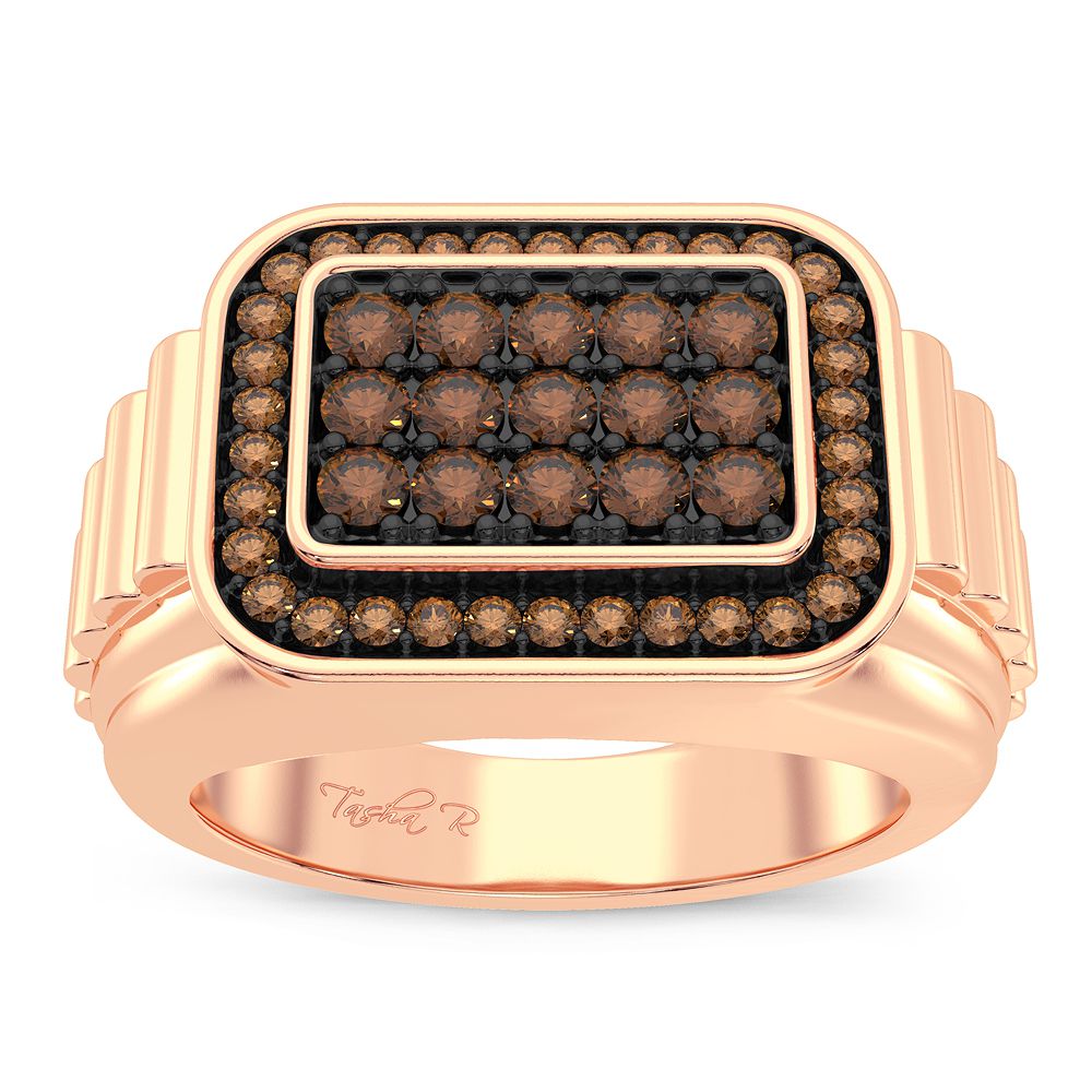0.75 ct Men's Diamond Ring in 14K Gold