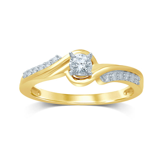 0.20 ct Diamond Ring in 10K Gold