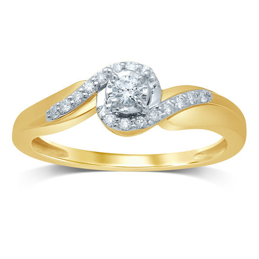 0.20 ct Diamond Ring in 10K Gold