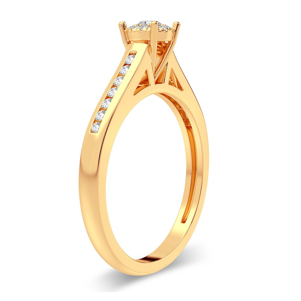 0.22 ct Diamond Ring in 14K Gold