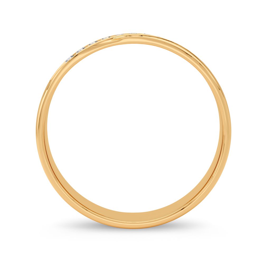 0.11 ct Men's Diamond Band in 14K Gold