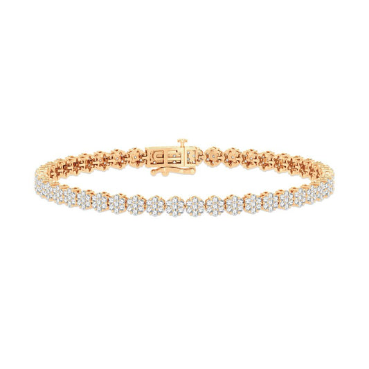 2.00 ct Diamond Bracelet in 14K Gold