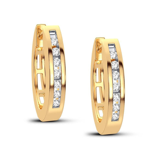 0.15 ct Diamond Earrings in 14K Gold