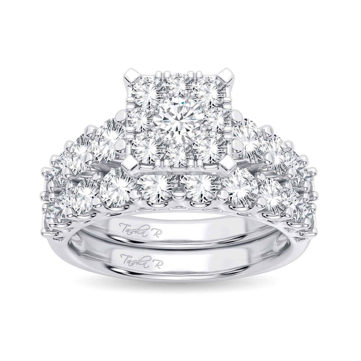 2.00 ct Diamond Bridal Ring in 14K Gold