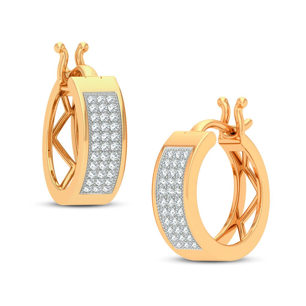 0.15 ct Diamond Earrings in 14K Gold