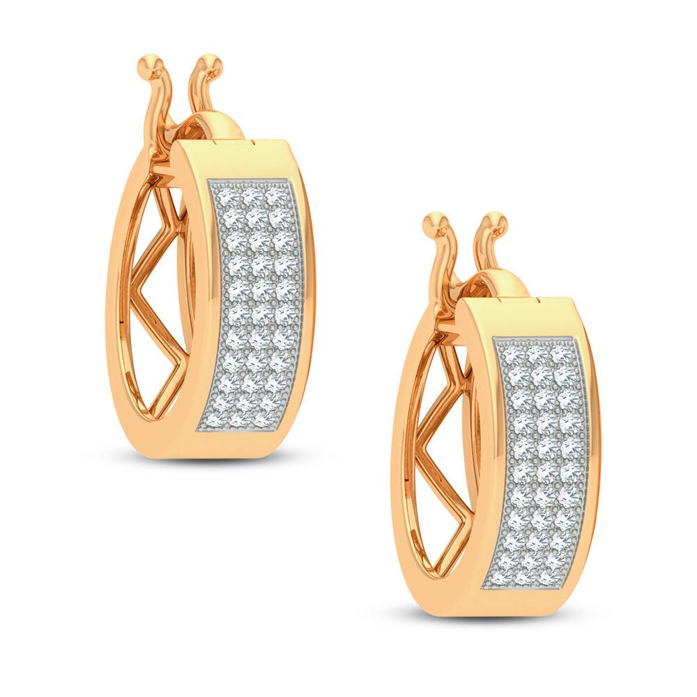 0.15 ct Diamond Earrings in 14K Gold