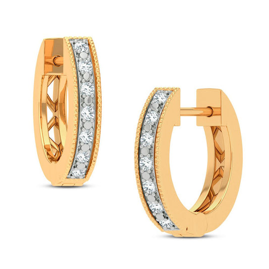 0.03 ct Diamond Earrings in 10K Gold