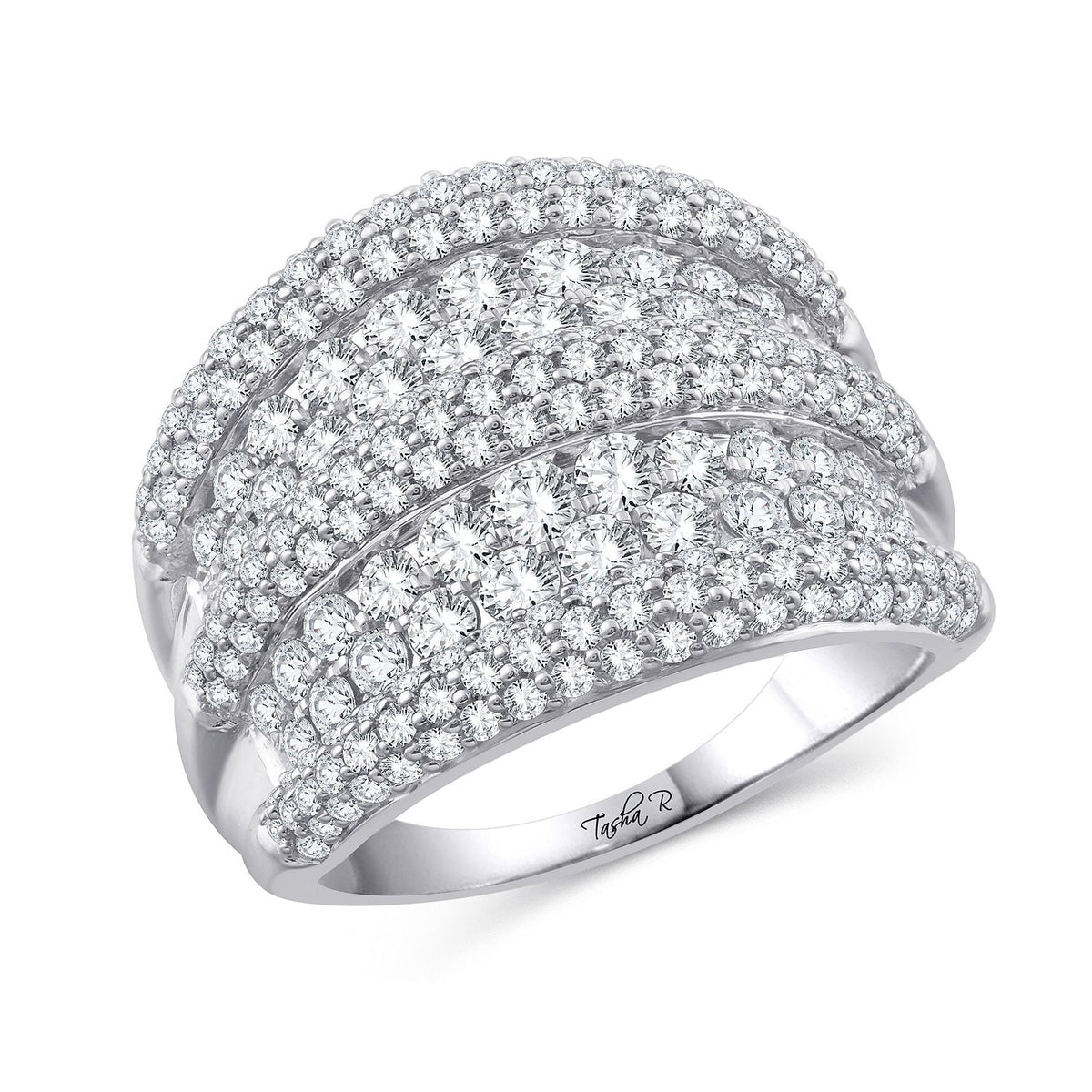 2.61 ct Diamond Band in 14K Gold